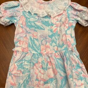 Vintage Roanna Pastel Girl's Dress